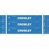 Athearn HO RTR 53' Jindo Container, Crowley #1 (3) for Vehicles & Containers
