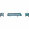 Athearn HO Intercity Bus, Teal & Cream for Vehicles & Containers
