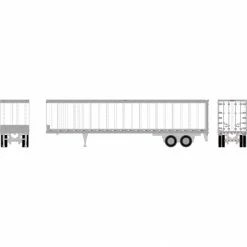 Athearn HO 45' Smooth Side Trailer, White for Vehicles & Containers