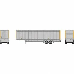 Athearn HO RTR 40' DropSill Parcel Trailer, UPS/Yellow80444 for Vehicles & Containers