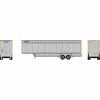 Athearn HO RTR 40' DropSill Parcel Trailer, UPS/Yellow80672 for Vehicles & Containers