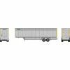 Athearn HO RTR 40' DropSill Parcel Trailer, UPS/Yellow80888 for Vehicles & Containers
