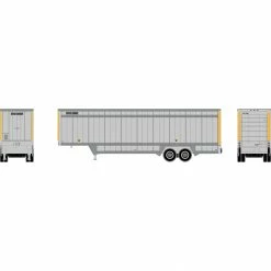 Athearn HO RTR 40' DropSill Parcel Trailer, UPS/Yellow80888 for Vehicles & Containers