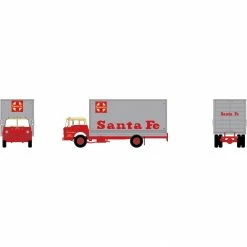 Athearn HO RTR Ford C Box Van, Santa Fe for Vehicles & Containers