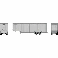 Athearn N 40' Drop Sill Parcel Trailer, UPS/No Logo #87970 for Vehicles & Containers