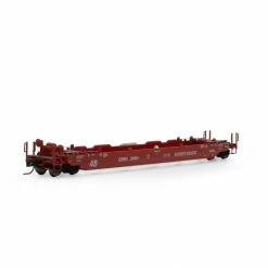 Athearn N 48' Husky Stack Well, GBRX #2495 for Freight Cars