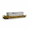 Athearn N 48' Husky Stack Well,DTTX/48' ITEL #56114-480229 for Freight Cars