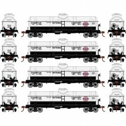 Athearn HO 1-Dome Tank, Champlin/HHCX (4) for Freight Cars