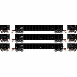 Athearn N 52' Mill Gondola, CEFX (3) for Freight Cars