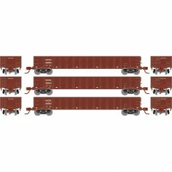 Athearn N 52' Mill Gondola, Washington Central (3) for Freight Cars