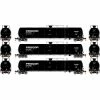 Athearn N 33,900-Gallon LPG Tank/Late, PROX #1 (3) for Freight Cars