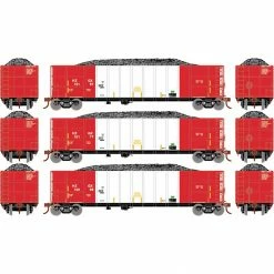 Athearn N Thrall High Side Gondola/Load,Herzog/White #2(3) for Freight Cars