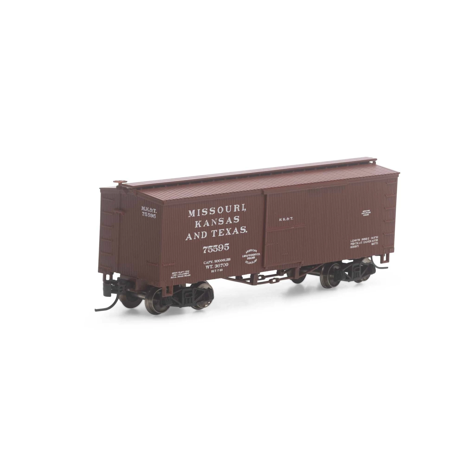 Athearn N 36' Old Time Wood Box, MKT #75595 for Freight Cars
