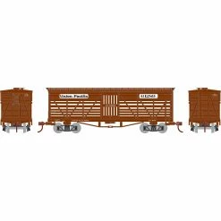 Athearn N 36' Old Time Stock Car, UP #61289 for Freight Cars
