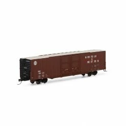 Athearn N 60' PS Auto Box, N&W #600410 for Freight Cars