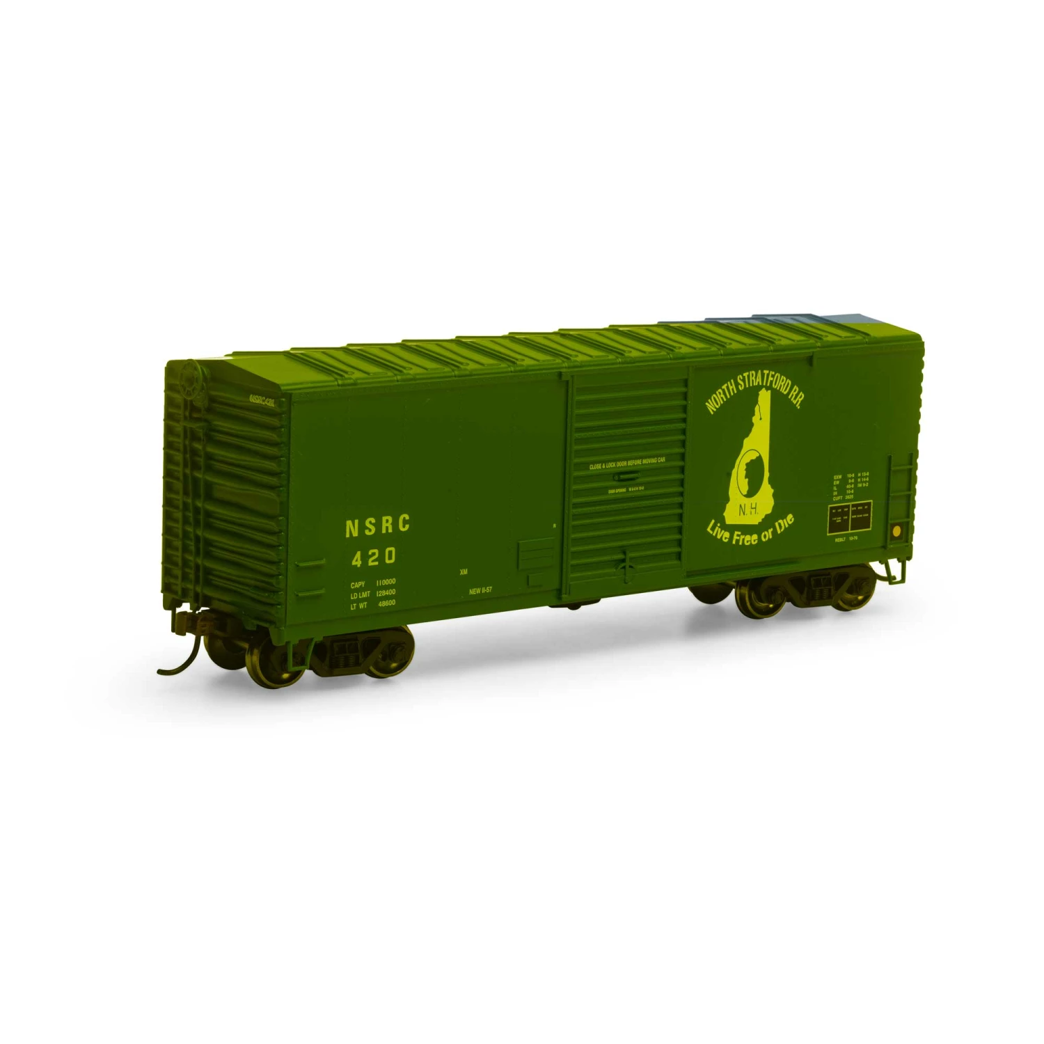 Athearn HO RTR 40' Modern Box, NSRC #420 for Freight Cars