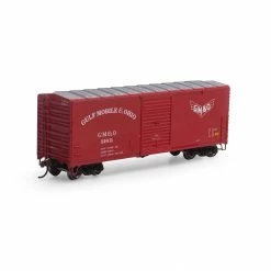 Athearn HO RTR 40' Modern Box, GM&O #21611 for Freight Cars