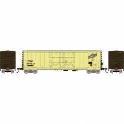 Athearn HO RTR 50' Evans DD Plug Box, C&NW #600523 for Freight Cars
