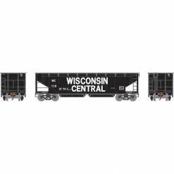 Athearn HO RTR 40' Offset Ballast Hopper with Load, WC #110 for Freight Cars