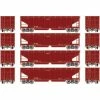 Athearn HO RTR 40' Offset Hopper with Load, Data/Brown No # (4) for Freight Cars