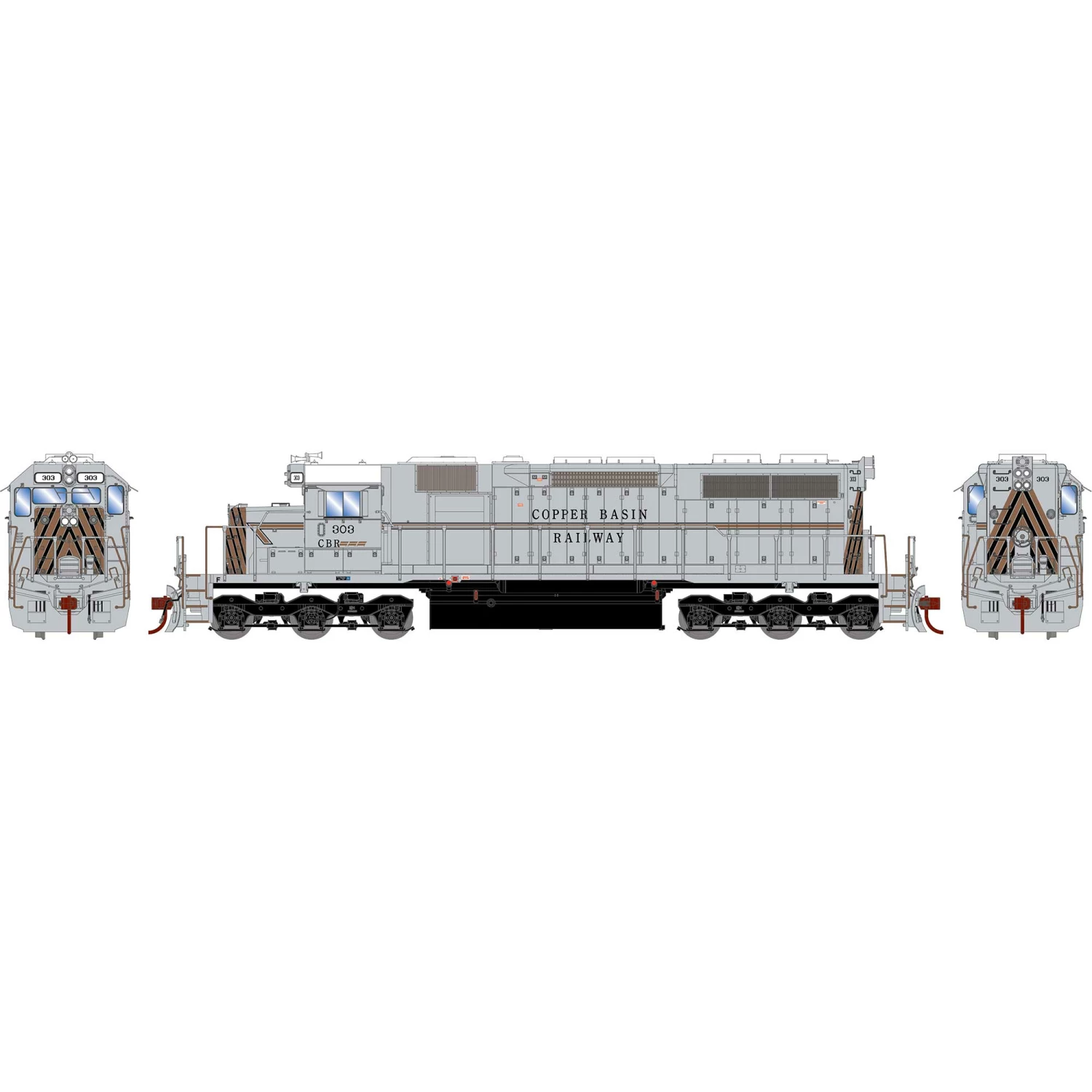 Athearn HO RTR SD39, CBRY #303 for Locomotives
