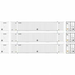 Athearn HO RTR 53' Jindo Container UPSU #1 (3) for Vehicles & Containers