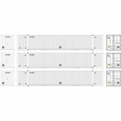 Athearn HO RTR 53' Jindo Container, UPSU #2 (3) for Vehicles & Containers