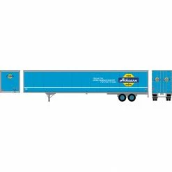 Athearn HO RTR 53' Wabash Plate Trailer, Athearn Blue for Vehicles & Containers