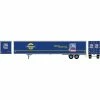Athearn HO RTR 53' Wabash Plate Trailer, Athearn 75th Ann. for Vehicles & Containers