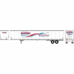 Athearn HO RTR 53' Wabash Plate Trailer, Millis Transfer #1 for Vehicles & Containers