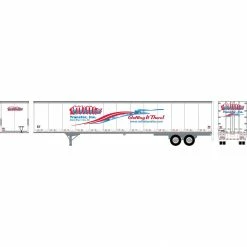 Athearn HO RTR 53' Wabash Plate Trailer, Millis Transfer #2 for Vehicles & Containers
