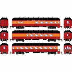Athearn HO RTR Arch Roof Set, SP (3) for Passenger Cars