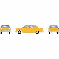 Athearn HO RTR 1950s Sedan, Yellow for Scenery & Accessories