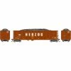 Athearn HO RTR Thrall High Side Gondola/Load,HZGX/Brn#7260 for Freight Cars