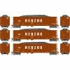 Athearn HO RTR Thrall High Side Gondola/Load,HZX/Brn #1(3) for Freight Cars