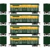 Athearn HO 40' Stock Car, C&NW #1 (4) for Freight Cars