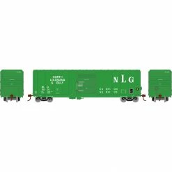 Athearn HO RTR 50' PS 5344 Box, NLG #5500 for Freight Cars