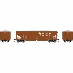 Athearn HO 40' Ribbed 3-Bay Ballast Hopper, SP #462500 for Freight Cars