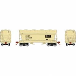 Athearn HO ACF 2970 Covered Hopper, CSXT #220634 for Freight Cars