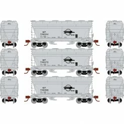 Athearn HO ACF 2970 Covered Hopper, MP (3) for Freight Cars