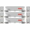 Athearn HO RTR FMC 4700 Covered Hopper, NAHX (3) for Freight Cars