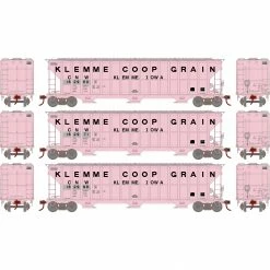 Athearn HO RTR FMC 4700 Covered Hopper, C&NW (3) for Freight Cars