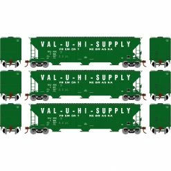 Athearn HO RTR FMC 4700 Covered Hopper, VUHX (3) for Freight Cars