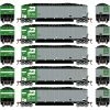 Athearn HO Bethgon Coalporter with Load, BN #1 (5) for Freight Cars