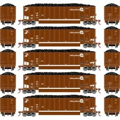 Athearn HO Bethgon Coalporter with Load, CR #2 (5) for Freight Cars