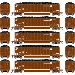 Athearn HO Bethgon Coalporter with Load, CR #3 (5) for Freight Cars