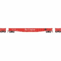 Athearn HO RTR 65'6" Mill Gondola, CB&Q #197199 for Freight Cars