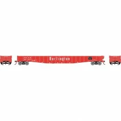 Athearn HO RTR 65'6" Mill Gondola, CB&Q #197227 for Freight Cars