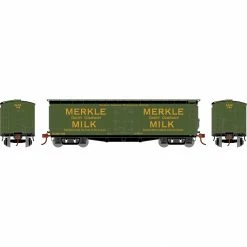 Athearn HO 40' Pfaudler Milk Car, Merkle #748 for Freight Cars