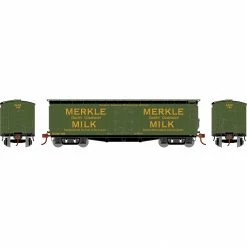 Athearn HO 40' Pfaudler Milk Car, Merkle #742 for Freight Cars